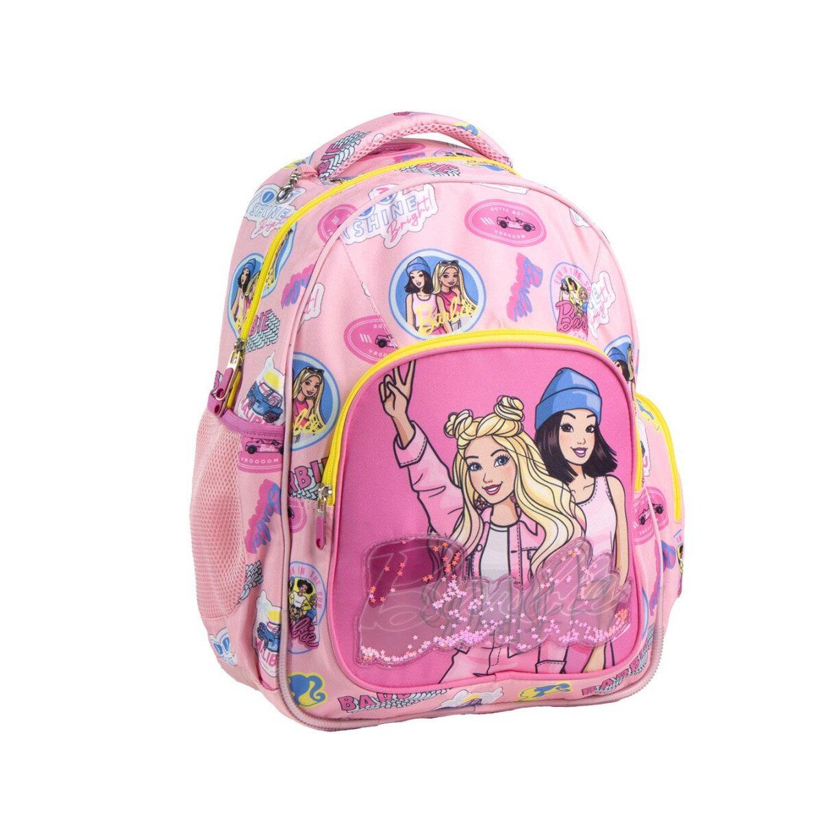 Barbie Kinderrucksack Barbie Shine Schultasche 42cm – mit Glitzerdesign (1-tlg)