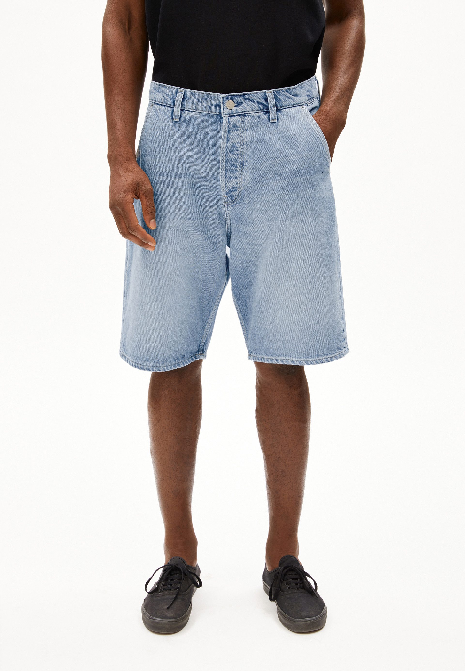Shorts KEAAN Jeans Shorts aus Bio-Baumwoll Mix