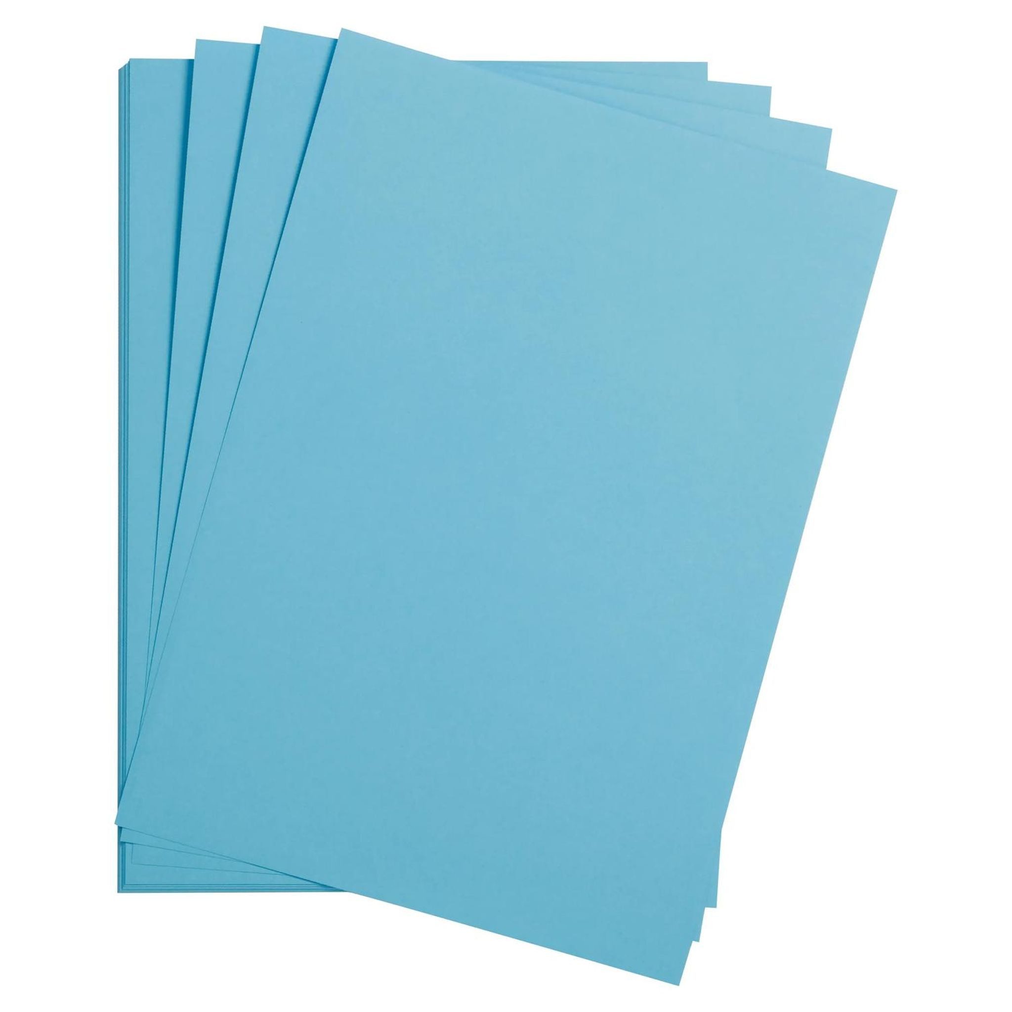CLAIREFONTAINE Bastelkartonpapier Clairefontaine Fotokarton A4 hellblau 25Bg