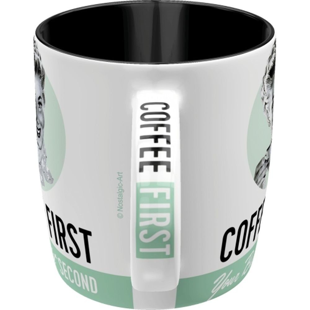 Nostalgic-Art Tasse First - Kaffeetasse it - 50's Coffee Say