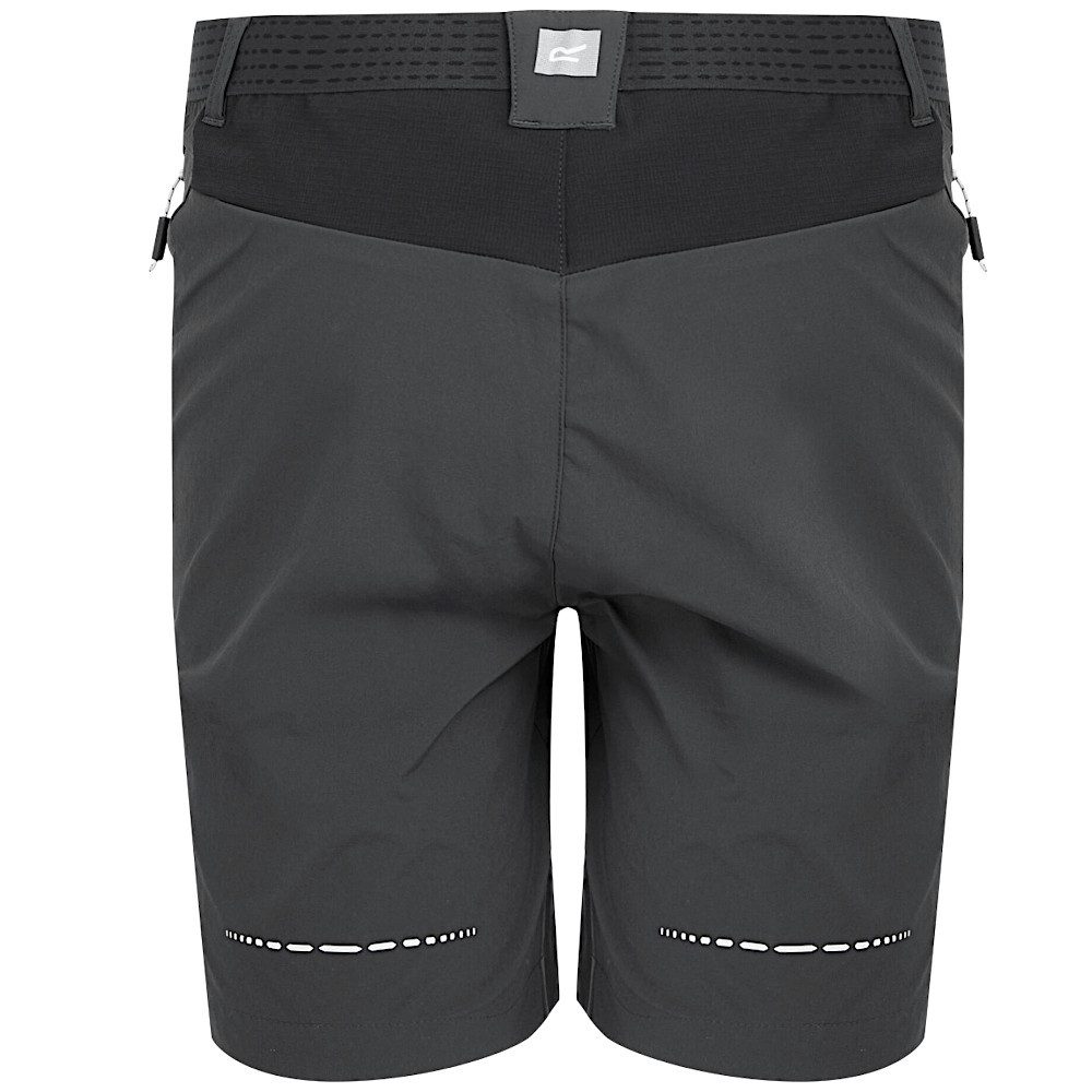 Regatta Shorts Mountain Trekkingshorts Wandershorts Wanderhose (1-tlg) Wasserabweisend, atmungsaktiv, mit Reißverschlusstaschen