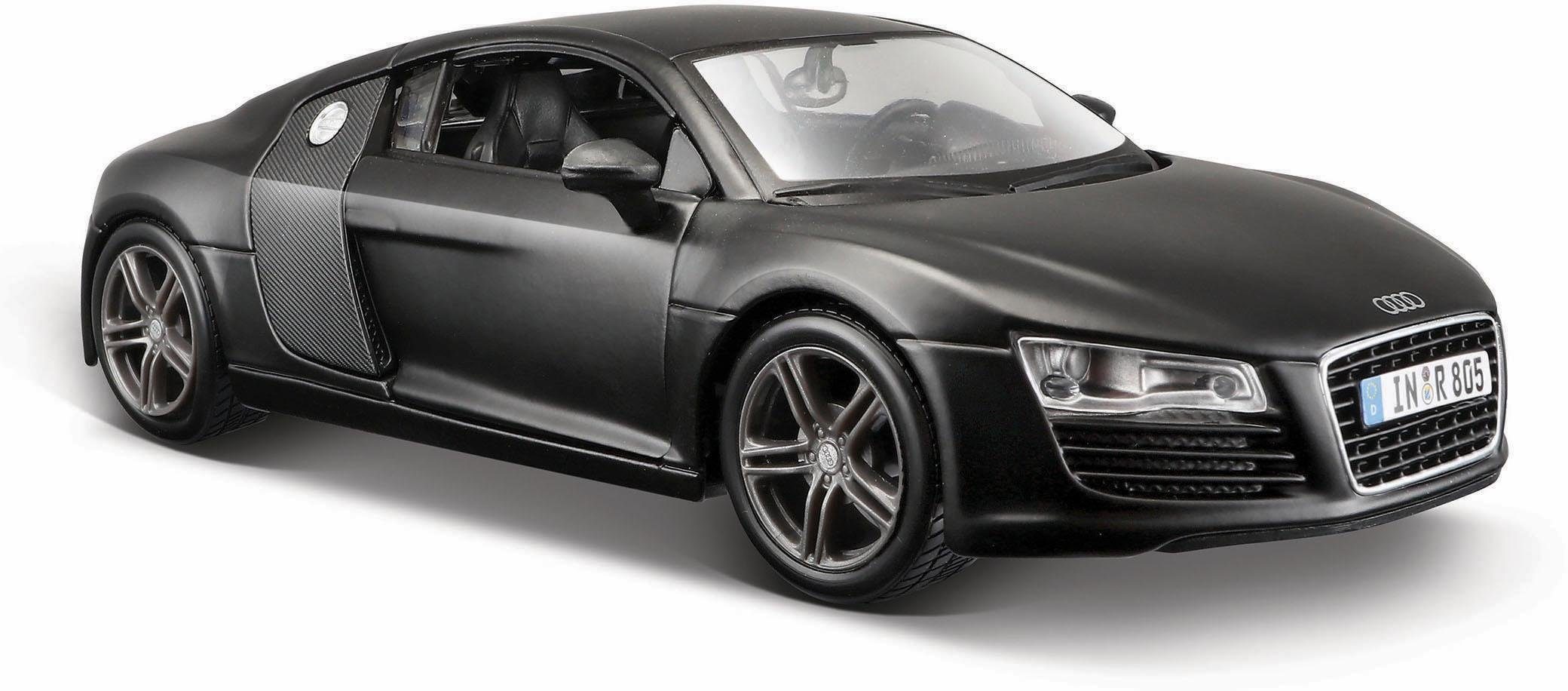 Sammlerauto Dull Black Collection, Audi R8, 1:24, schwarz