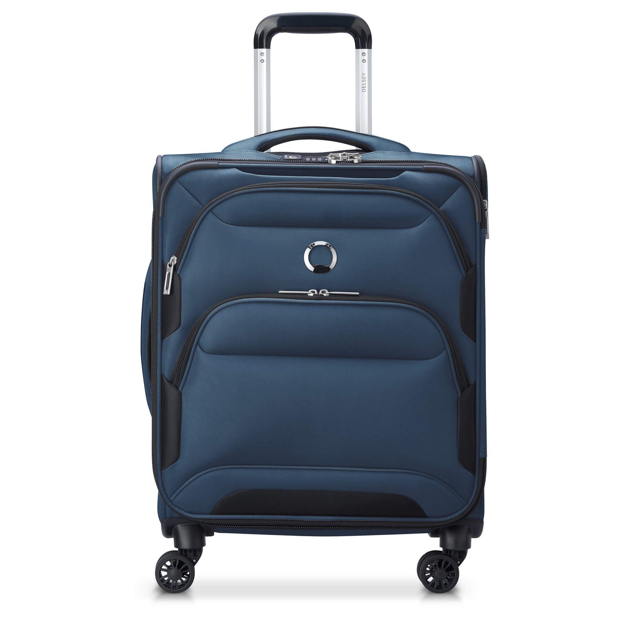 Delsey Handgepäck-Trolley, 4 Rollen Rollen blau