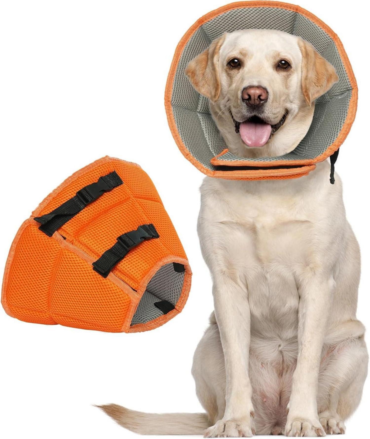 Schutzkragen Halskrause Hund Leckschutz Schutzkragen Einstellbar Biss Leckwunden