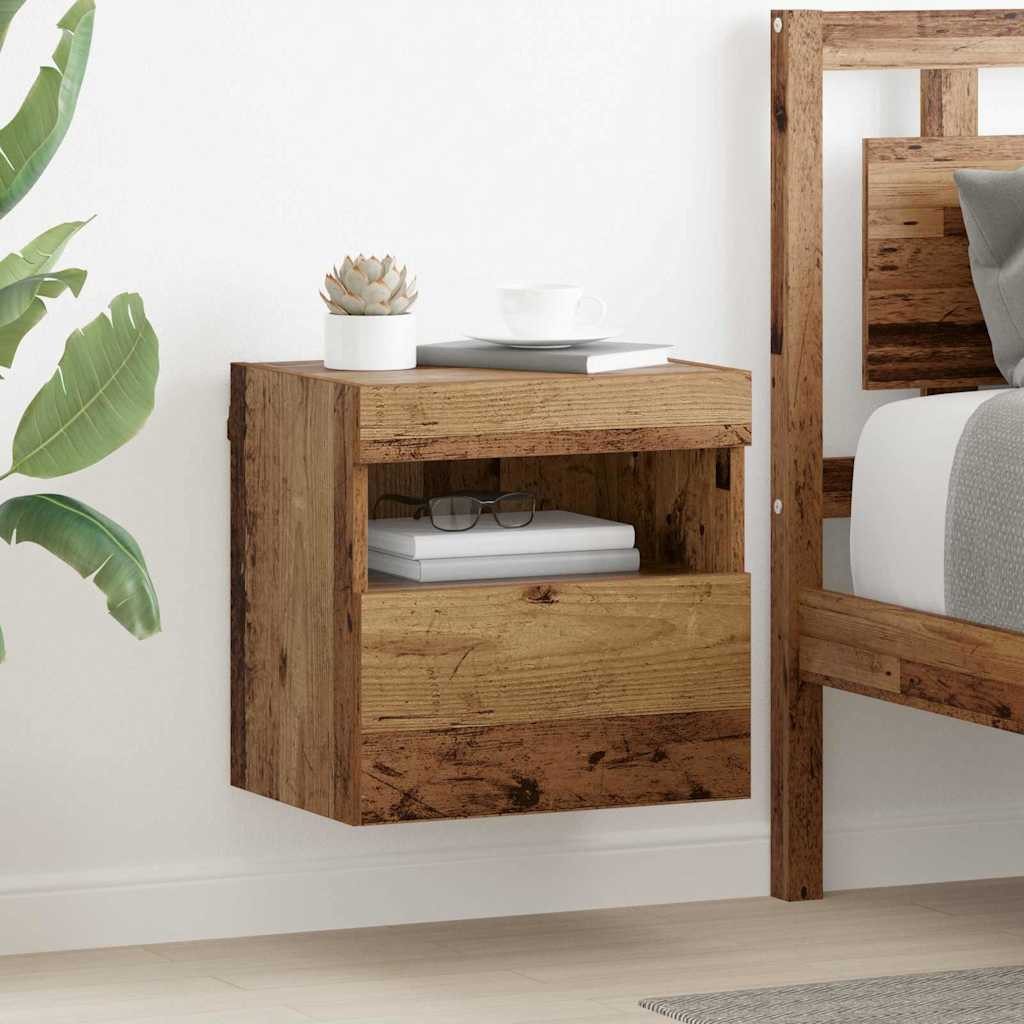 vidaXL TV-Wand TV-Wandschrank 40 x 30 x 40 cm Altholz Holzwerkstoff, (1-St)