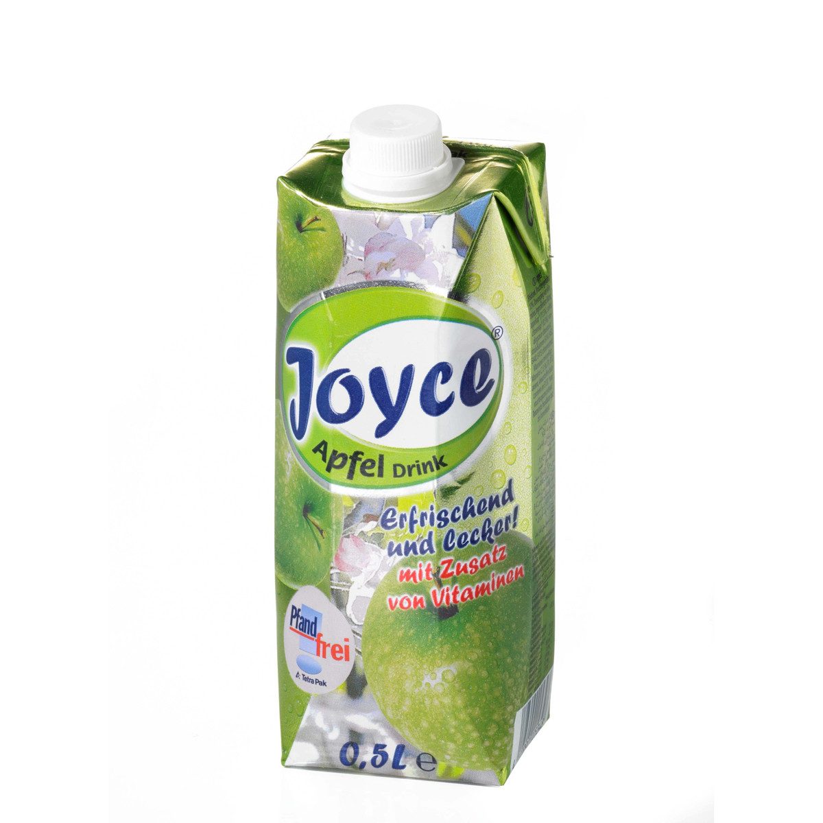 Joyce Saft, Joyce Apfel Drink mit Zusatz von Vitaminen und Zitronensaft 500ml