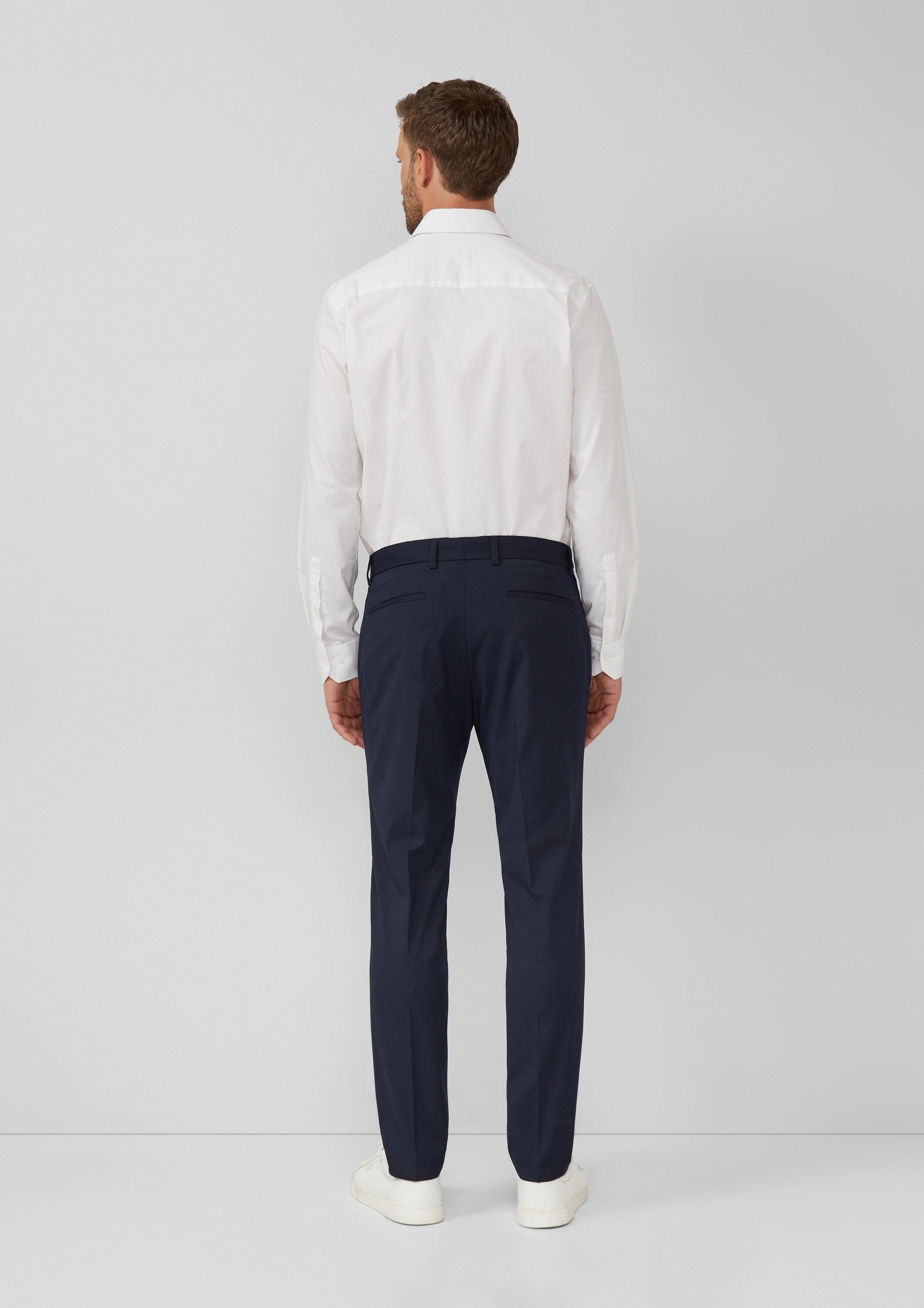 s.Oliver Chinos Hose S.OPURE s.O PURE: Feine Anzughose aus meliertem Stretch-Gewebe