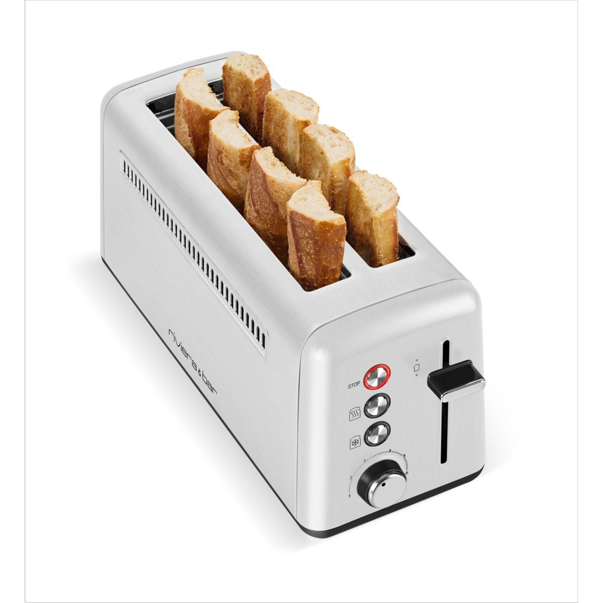 riviera&bar Toaster riviera&bar Toaster Stainless Steel 2 Slots XL