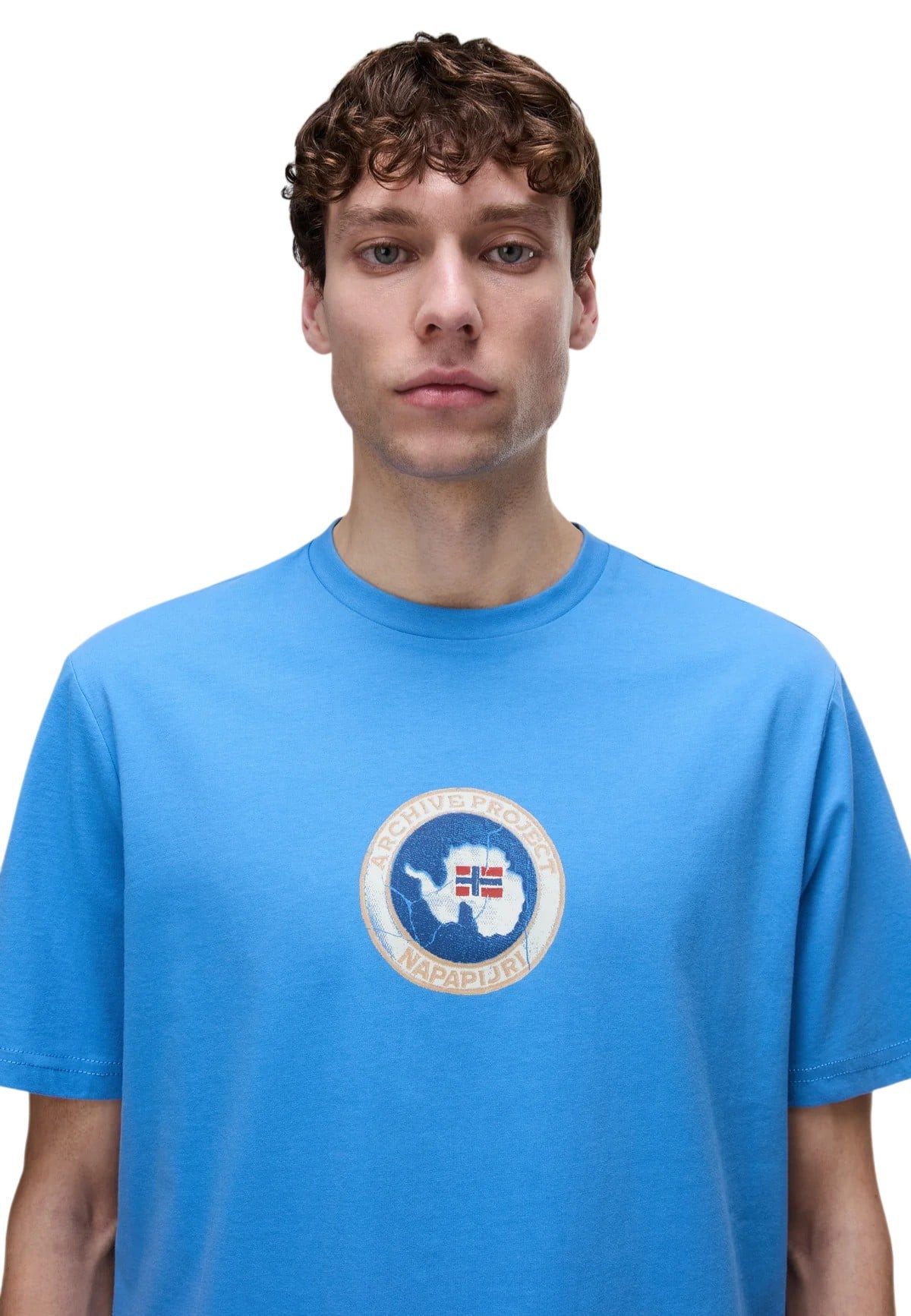 Napapijri T-Shirt S-Phos (Baumwolle) blau Herren