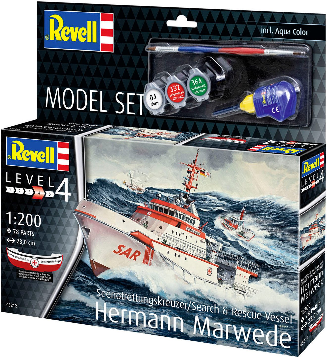 Revell® Modellbausatz Seenotkreuzer, Hermann Marwede, Made in Europe