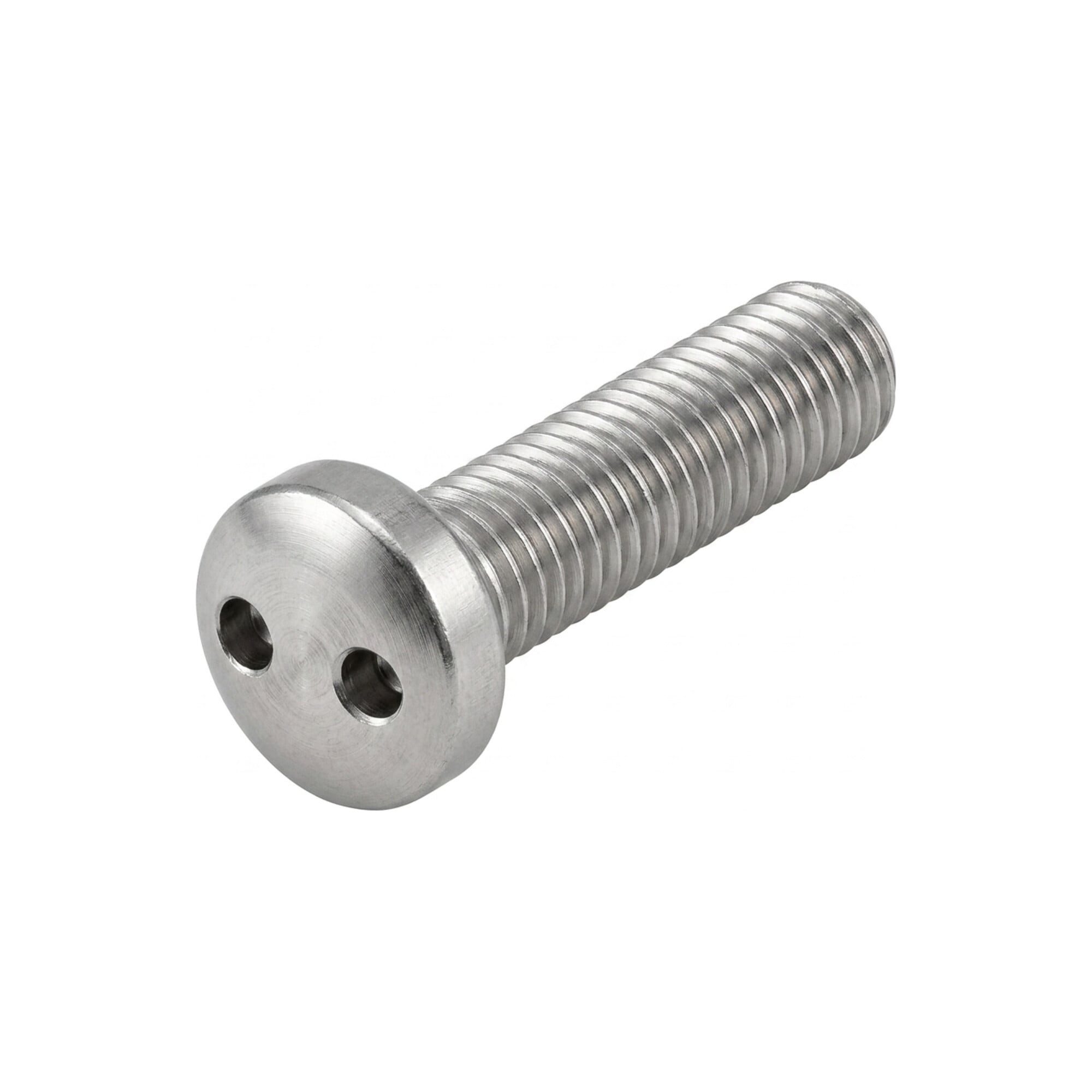 Contorion Schraube DIN 85 Diebstahlhemmende Linsenkopfschraube M3x6 Edelstahl A2 blank Zw