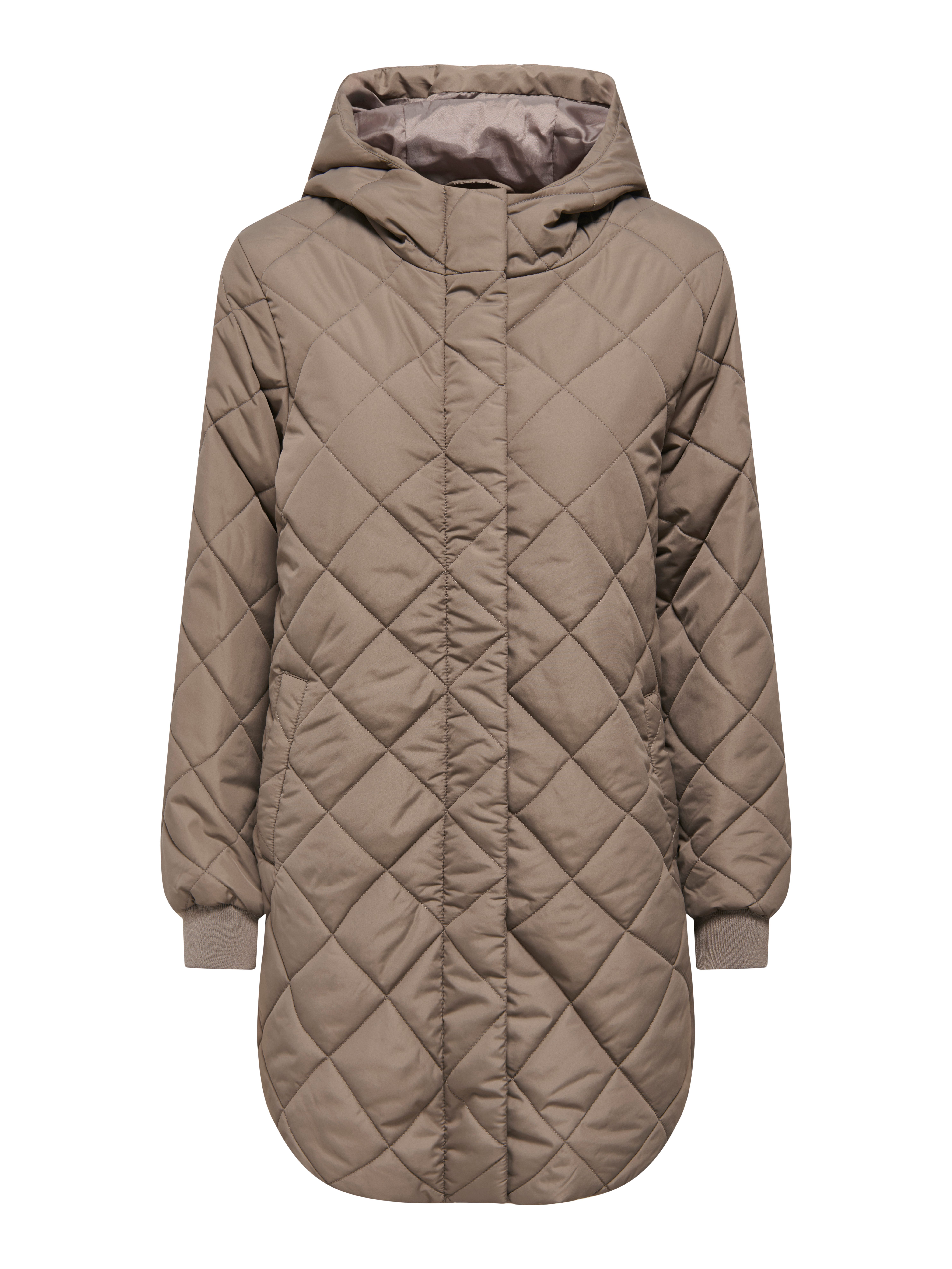 ONLY Steppmantel ONLJULIET QUILTED HOOD ZIP COAT OTW NOOS Kunstfaser