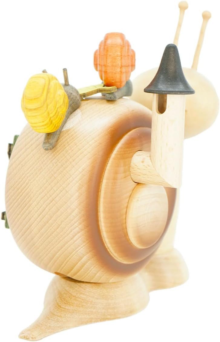 Kuhnert Räuchermännchen Kuhnert Rauchschnecke Sunny, Familienschnecke, 100% Made in Germany, Erzgebirgische Holzkunst