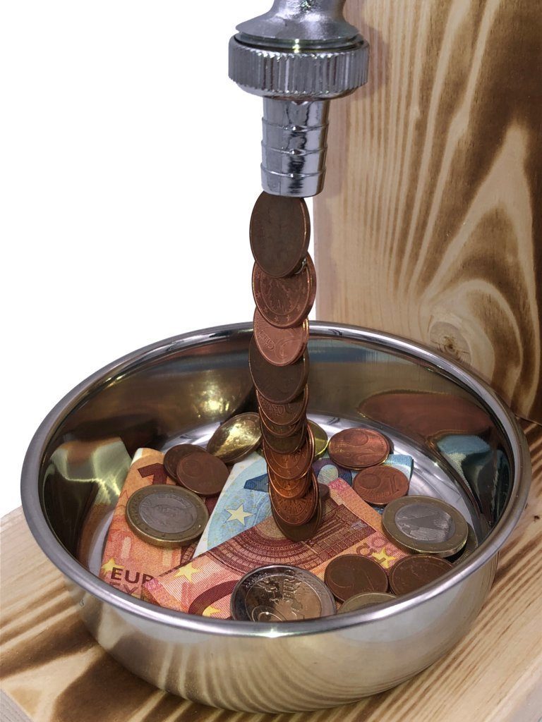 Eiserne Reserve® Geschenkbox Happy Birthday 65 Geburtstag - Eiserne Reserve Geldhahn - Geld versche