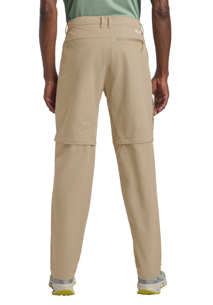 Jack Wolfskin Zip-off-Hose PICO TRAIL ZIP OFF PANTS M atmungsaktives Material, schnell trocknend, wasserabweisend – Bild 2 von 5