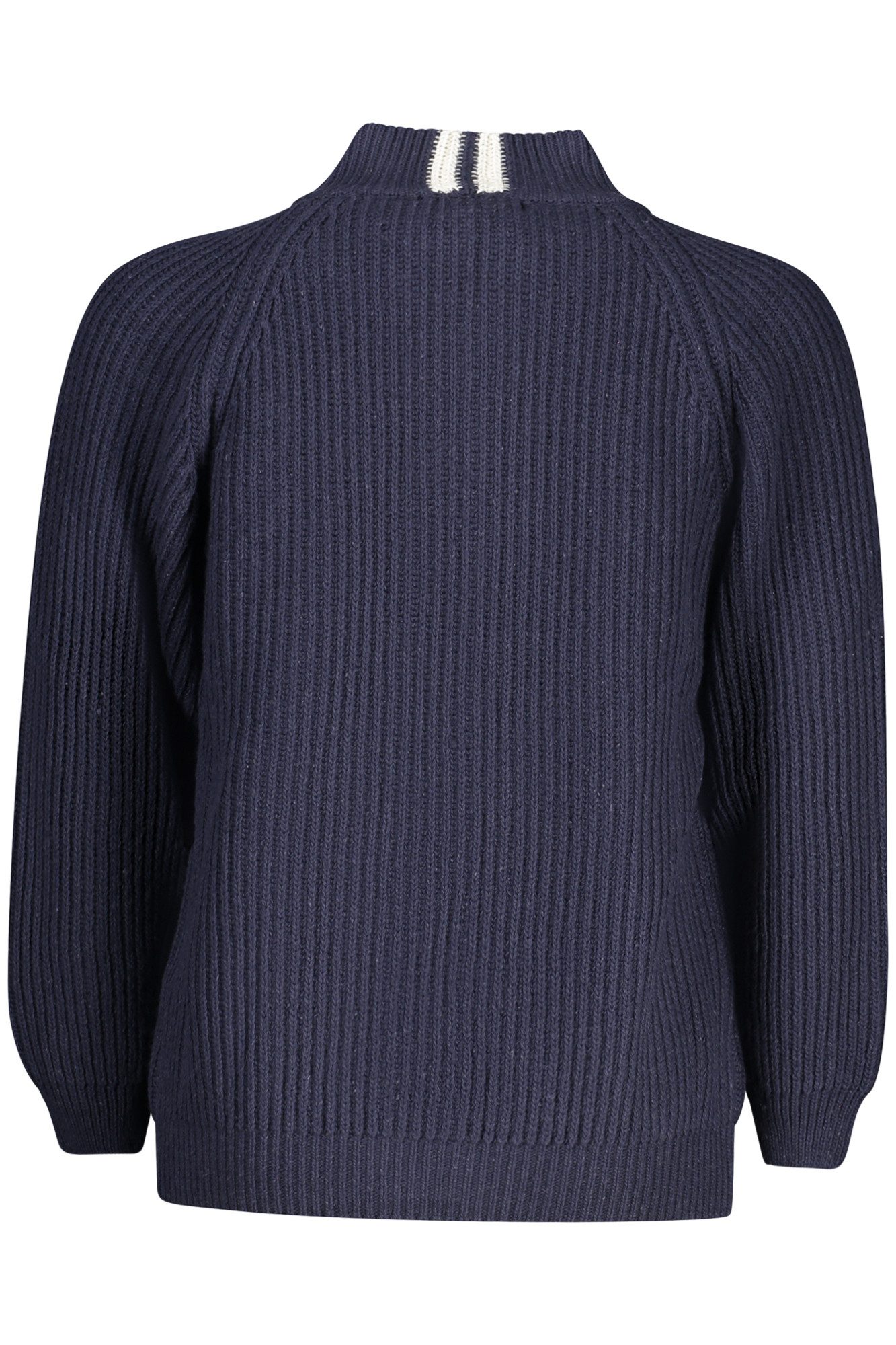 North Sails Strickpullover Blaue Strickjacke für Kinder mit Reißverschluss und Logo - Langärme