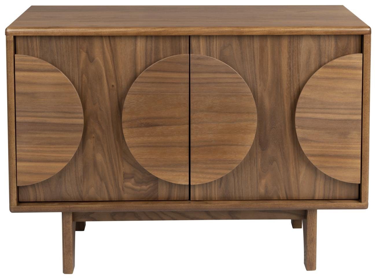 Zuiver Sideboard Sideboard GROOVE mit 2 Türen und Walnussfurnier von Zuiver