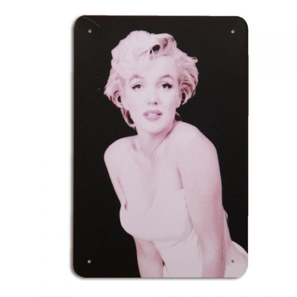 Metallbild Metallschild MARYLIN MONROE 30x20cm Schild Retro-Design