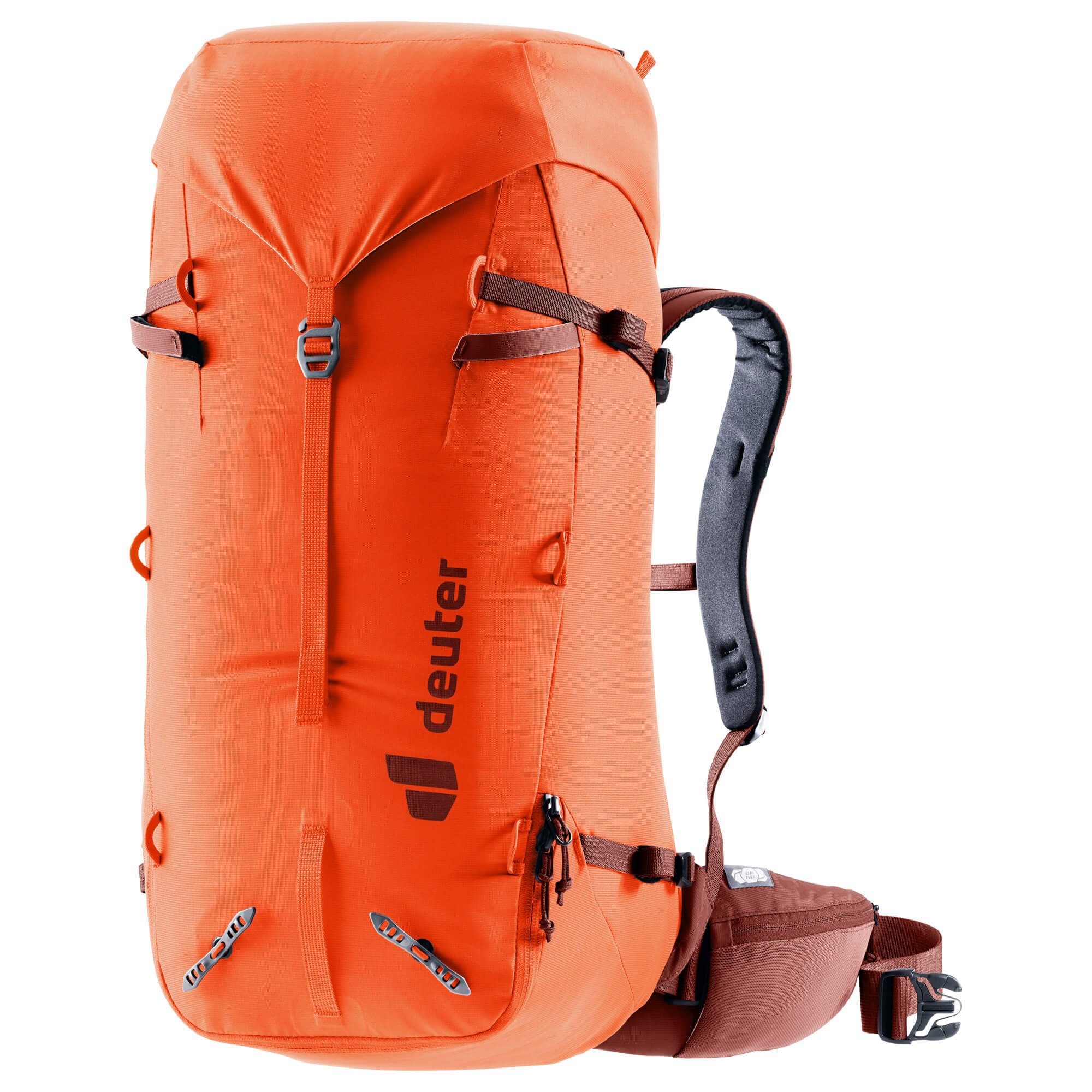 deuter Alpinrucksack Guide 32+8 SL - Women's Hochtouren Rucksack 66 cm (papaya-redwood)