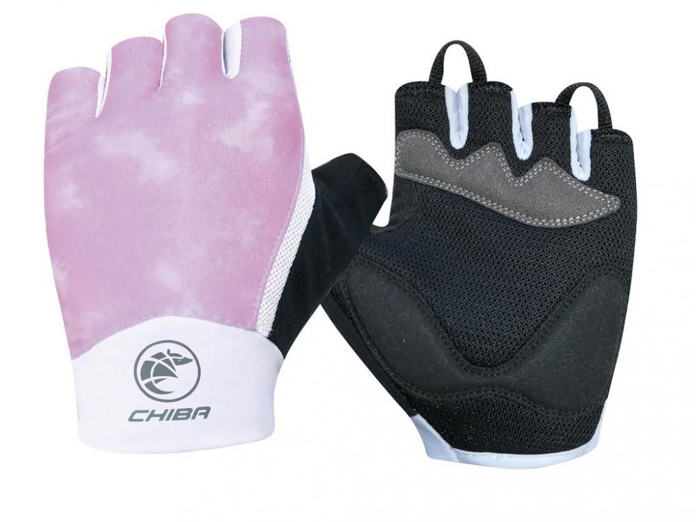 Chiba Fahrradjacke Chiba Handschuhe Lady Tie Dye rosa Gr XS/6