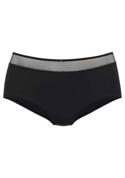 Nuance Panty mit transparentem Bund und Zierschleife