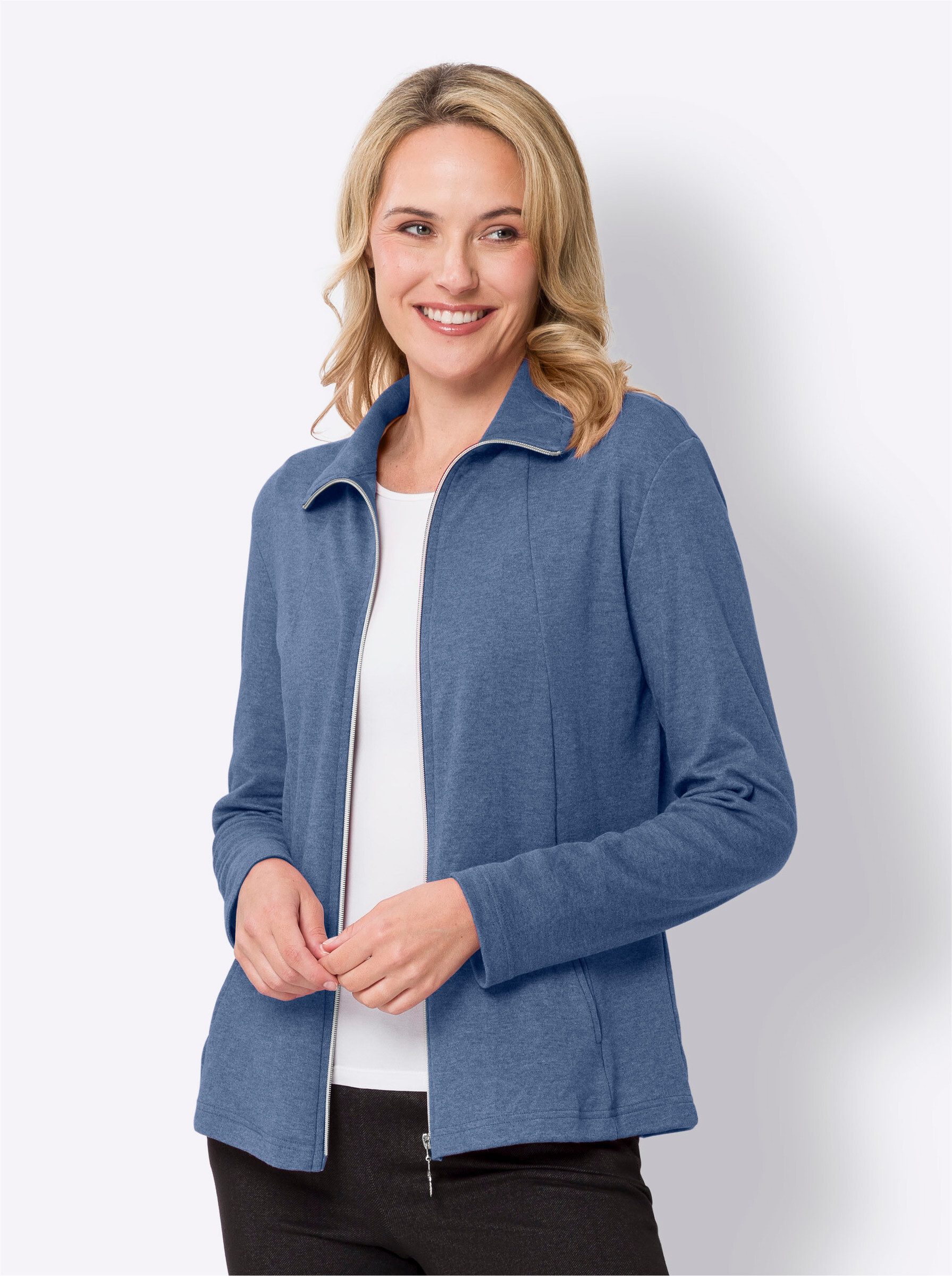 Sieh an! Shirtjacke Sweatjacke günstig online kaufen