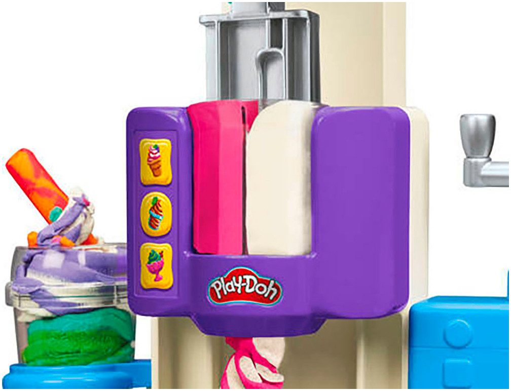 Hasbro Knetform-Set Play-Doh, Bunte Regenbogen Eismaschine
