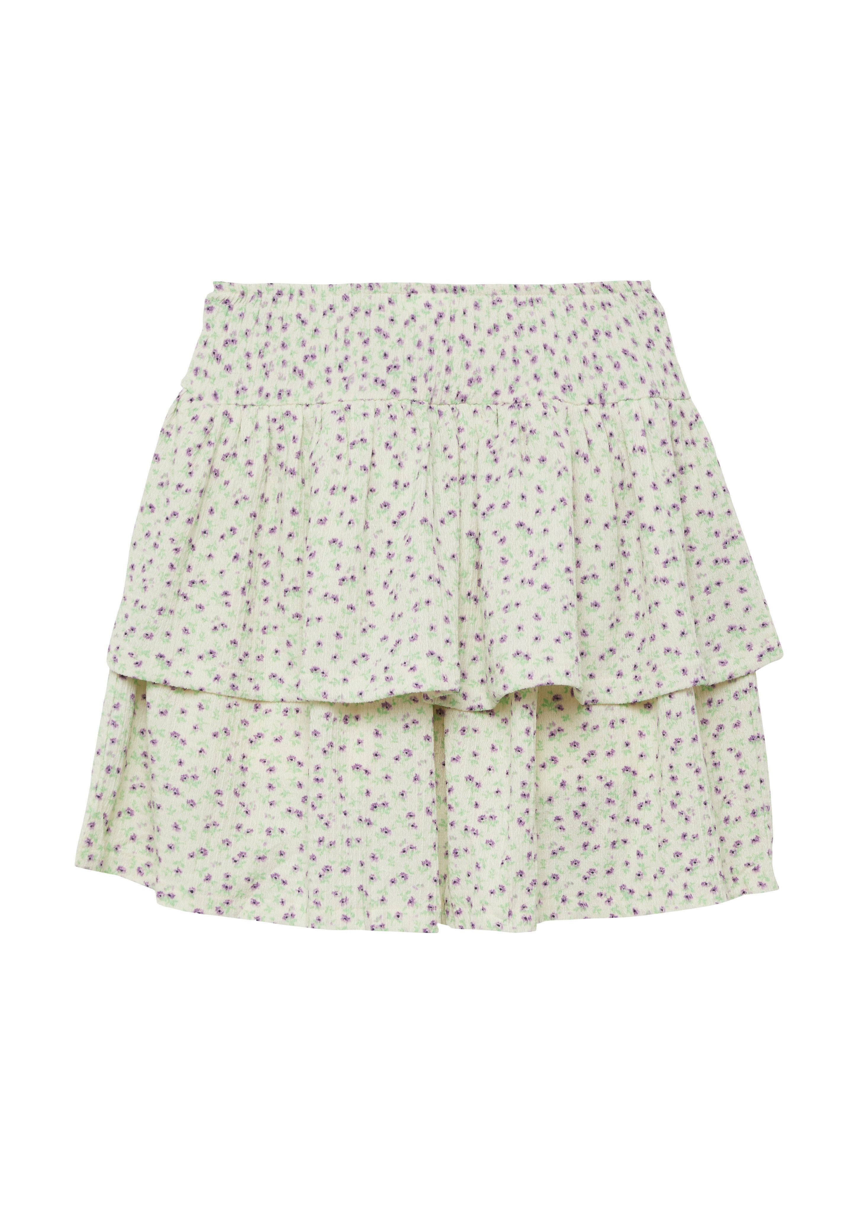 s.Oliver Junior Minirock mit Blumen-Muster, für Girls