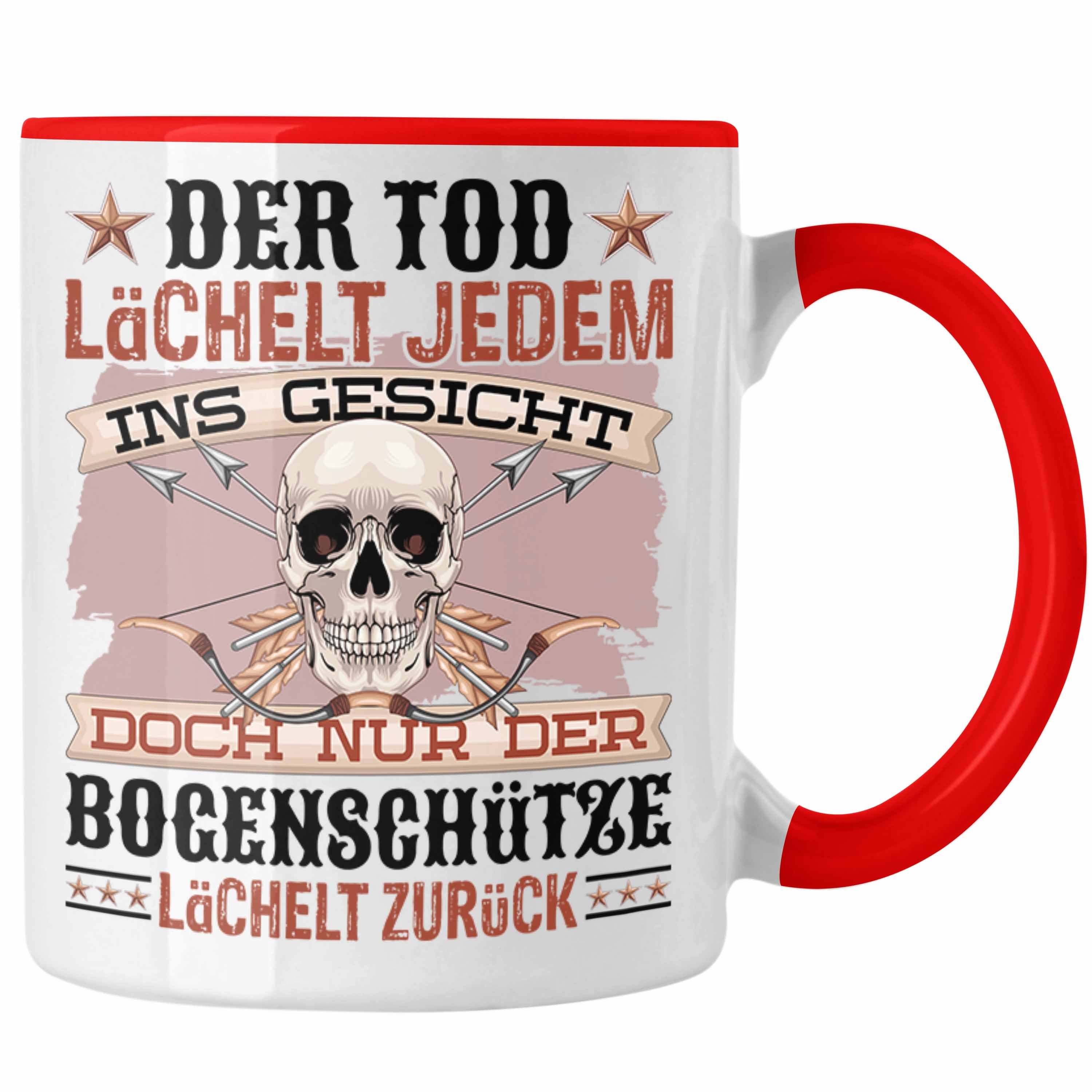 Trendation Tasse Bogenschütze Geschenk Lächel Pfeil Rot Tod Spruch Bogen Der Geschenkidee &