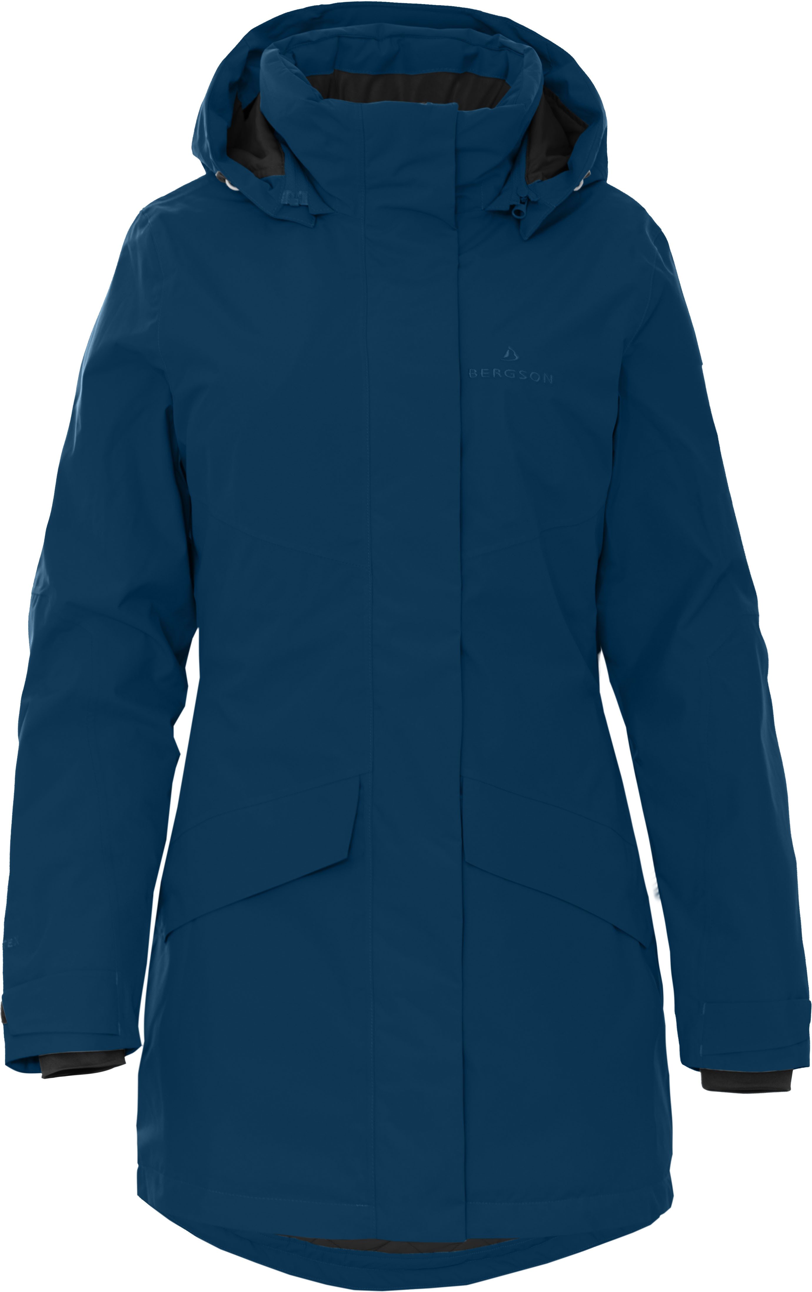 Bergson Winterjacke TUUSULA Damen Winterparka, warm wattiert, 20000 mm Wassersäule, Normalgrößen