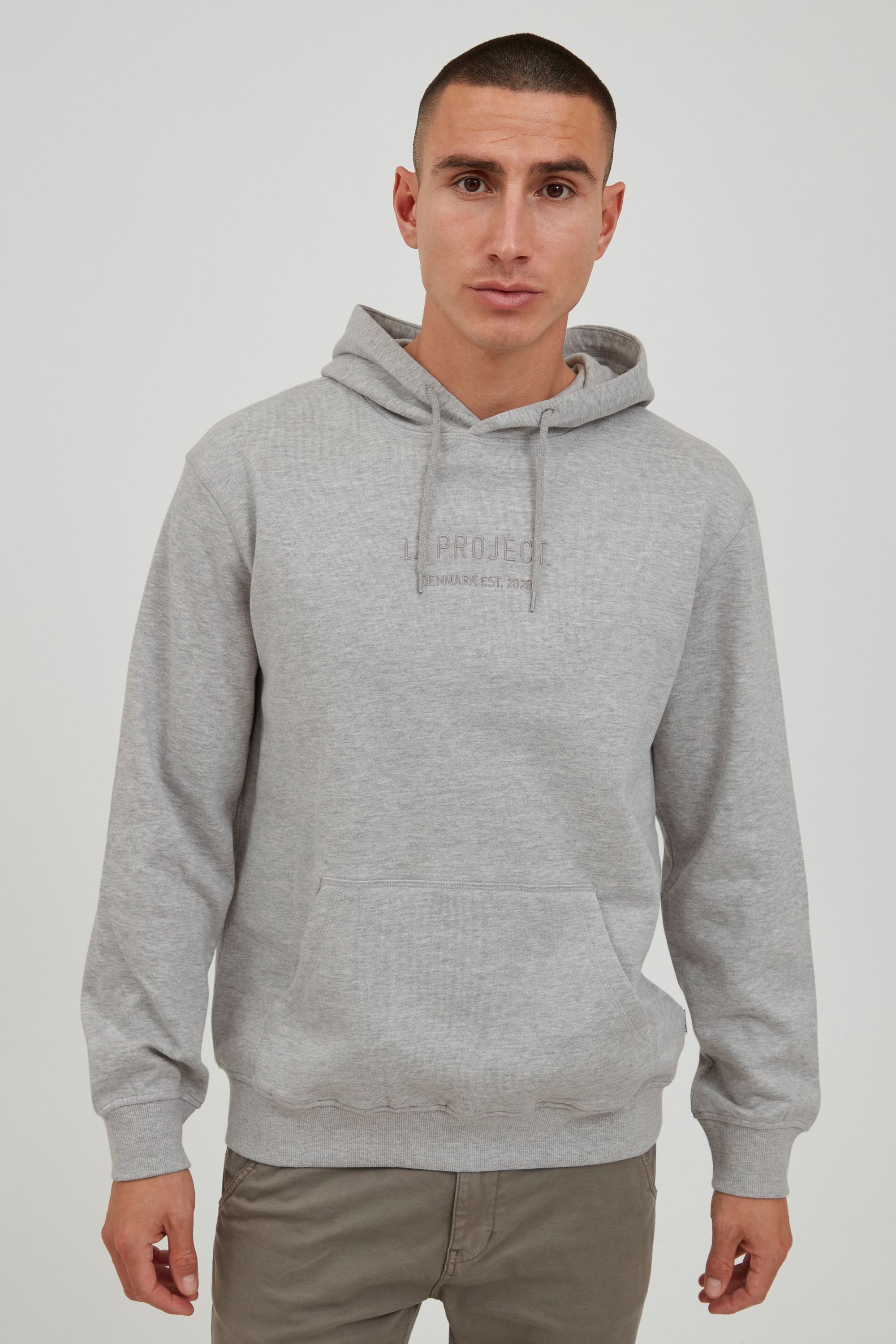 11 Project Hoodie 11 Project PRDafo Light Grey Melange