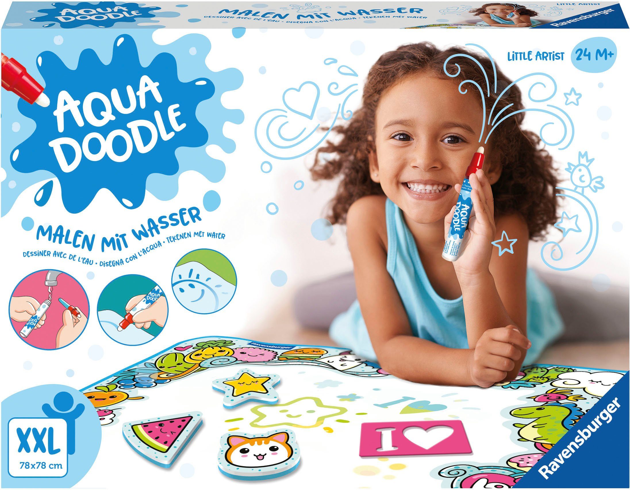 Ravensburger Kreativset ministeps®, Aqua Doodle®, Little Artist, Made in Europe