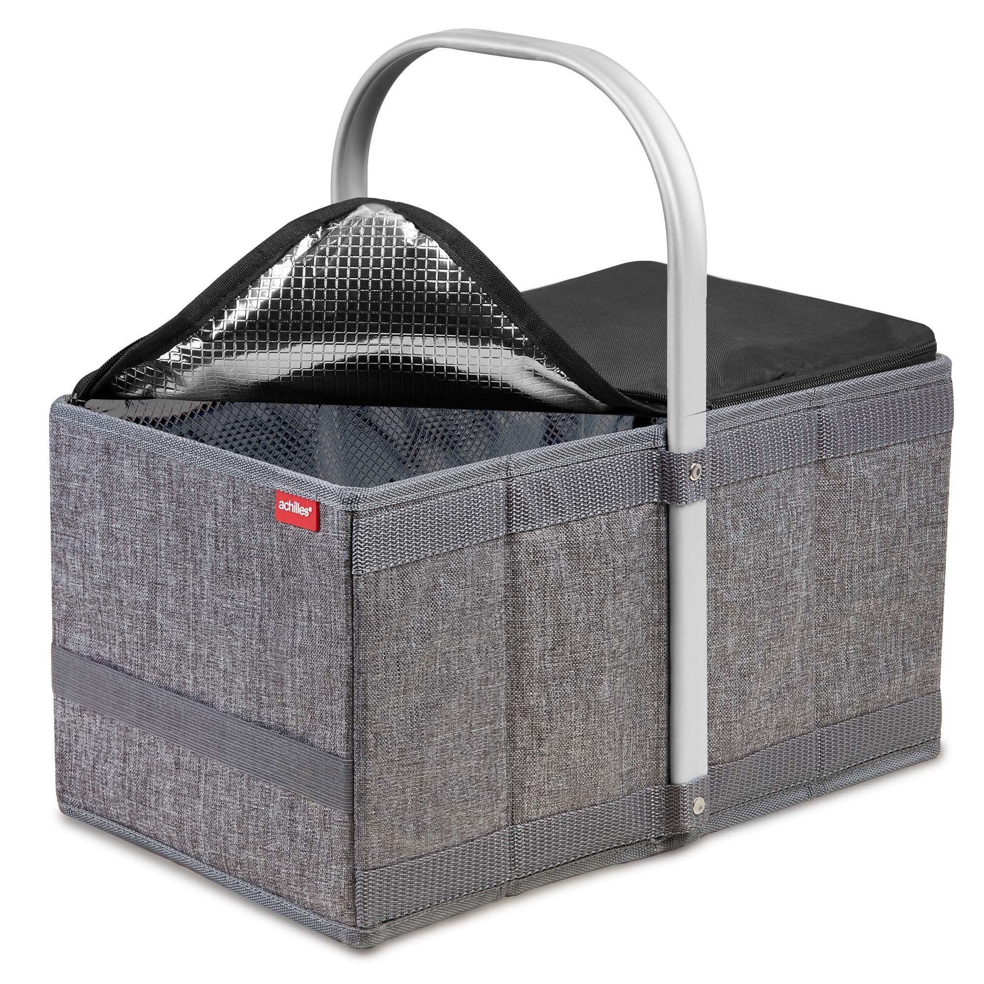 achilles Einkaufskorb Handle-Box Cool Einkaufs-Korb mit Kühl-Einsatz Picknick-Korb