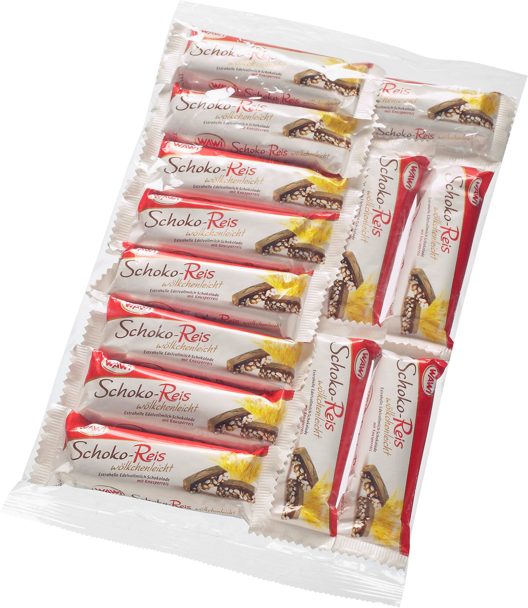 WAWI Schokolade, Wawi Schoko-Reis Minis Schlauchbeutel 364g