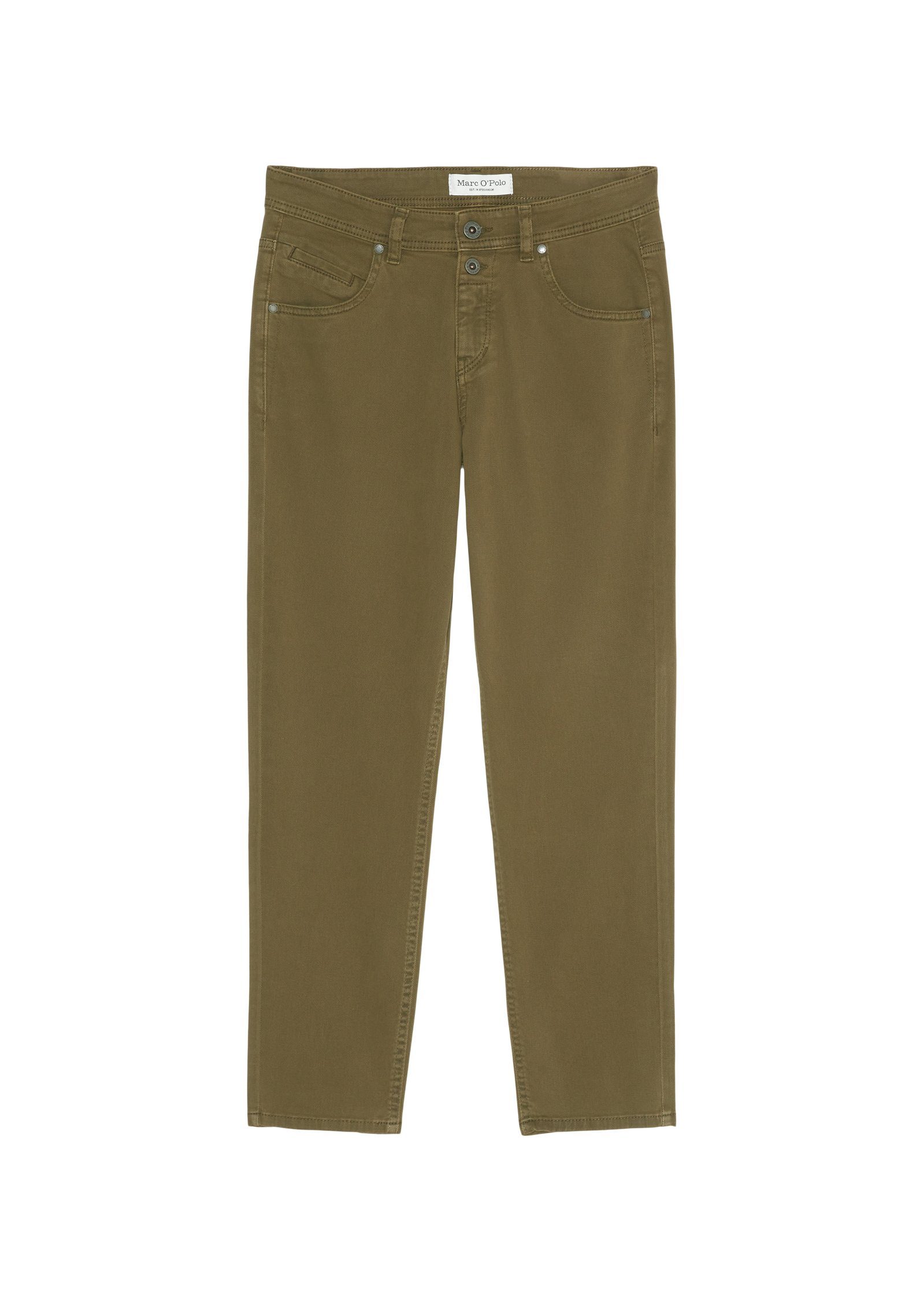 Marc O'Polo 5-Pocket-Jeans 5Pocket, boyfriend fit, cropped len forest floor