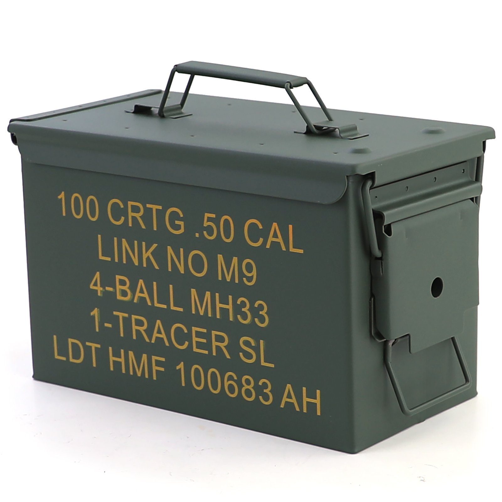 RAMROXX Transportbehälter Munitionskiste Ammo Box Metallkiste Metallbox 305x155x190mm grün