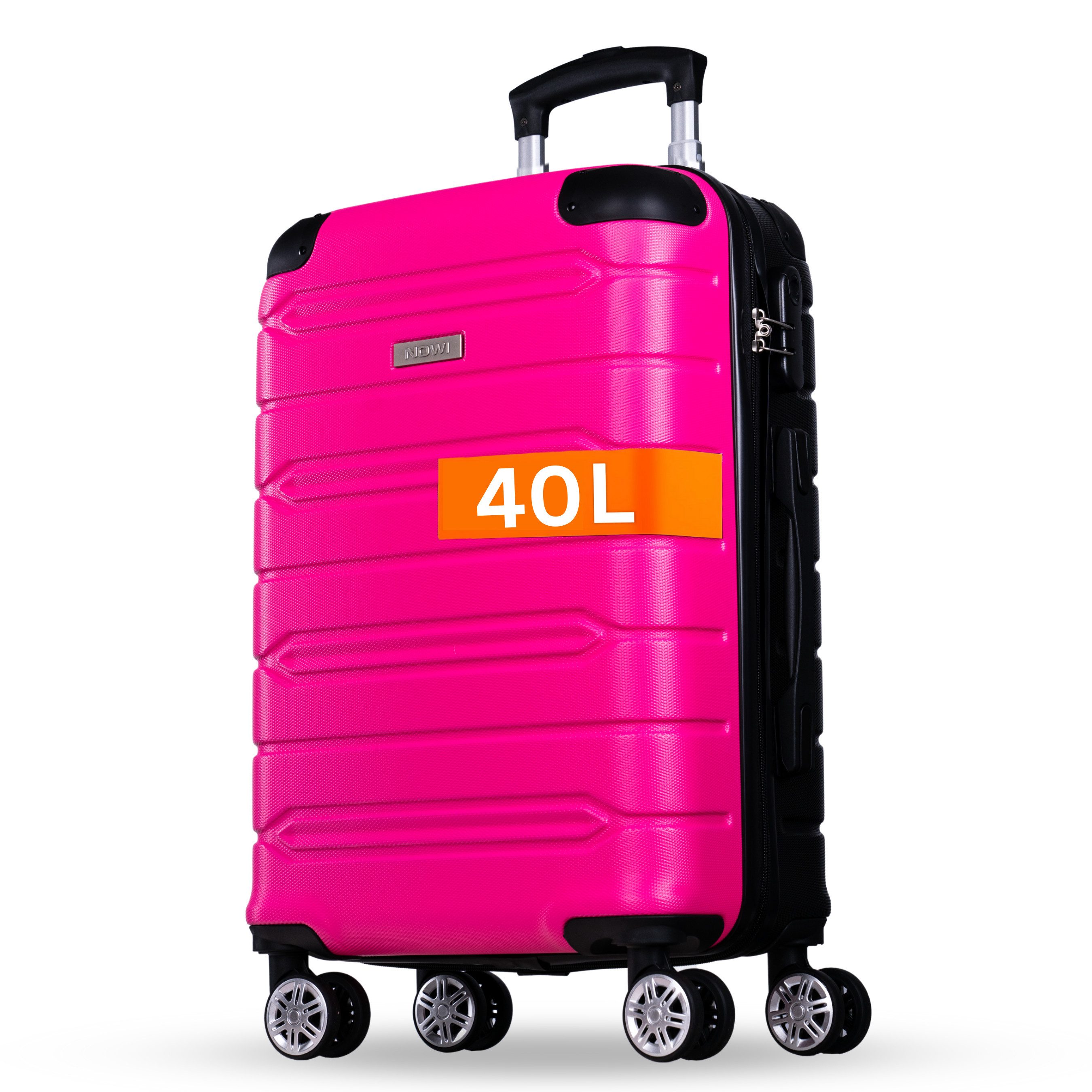 NOWI Hartschalen-Trolley Koffer Hartschalenkoffer mit Zahlenschloss günstig online kaufen