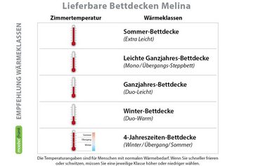 Naturhaarbettdecke, Winterdecke Melina, franknatur, Füllung: 100% Schurwolle, Bezug: 100% Baumwolle, Winter-Bettdecke mit Merinowolle