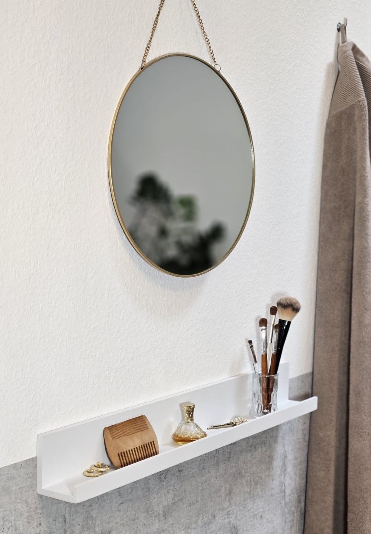 Meinposten Bilderleiste Fotoleiste Schweberegal Holzregal Wandregal Bücherr günstig online kaufen