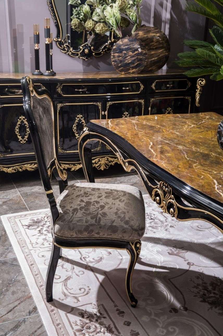 JVmoebel Stuhl, Esszimmerstuhl Luxus Klassische Stühle aus Holz Design Holzstuhl