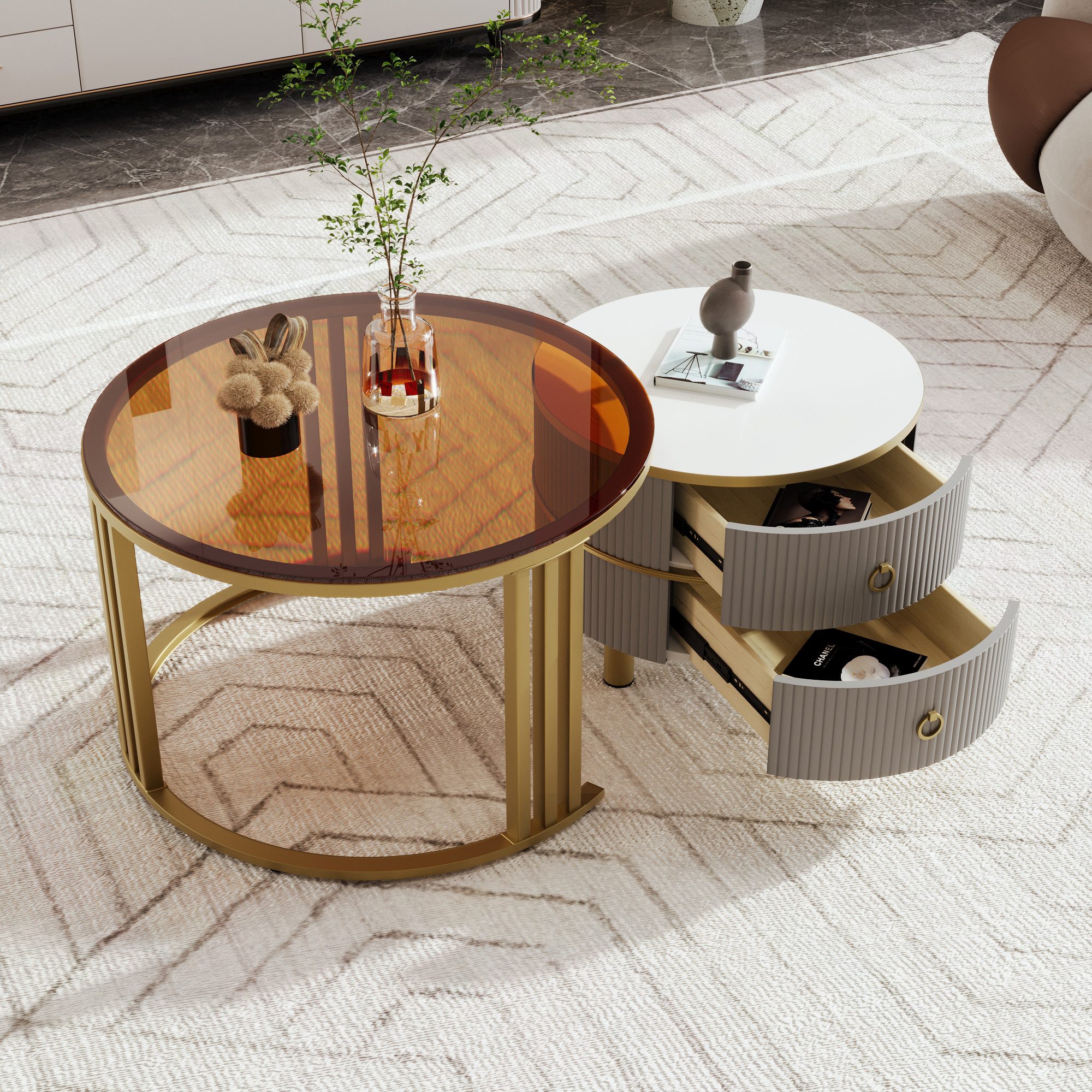 HAUSS SPOLE Couchtisch 2-in-1 Couchtisch aus günstig online kaufen