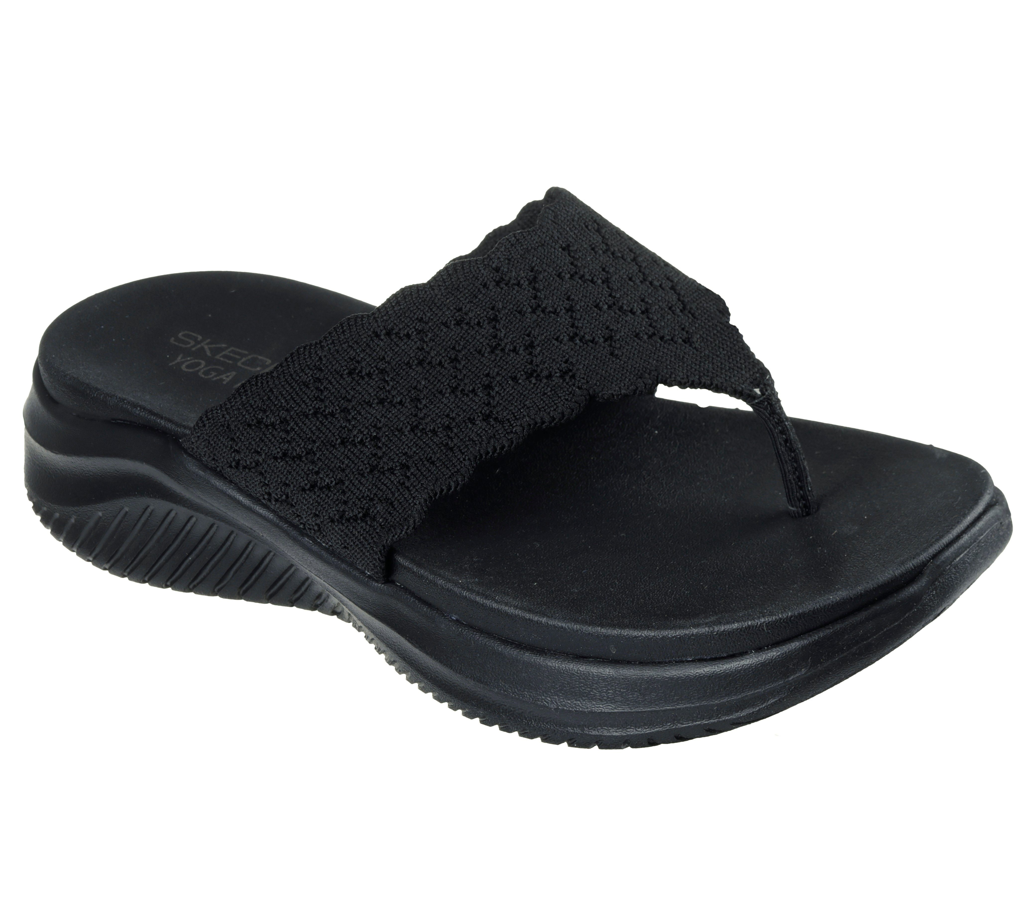 Skechers ULTRA FLEX 3.0 SANDAL-RHYTHM WAVES Zehentrenner Sommerschuh, Strandschuh, Urlaubsschuh mit Yoga Foam