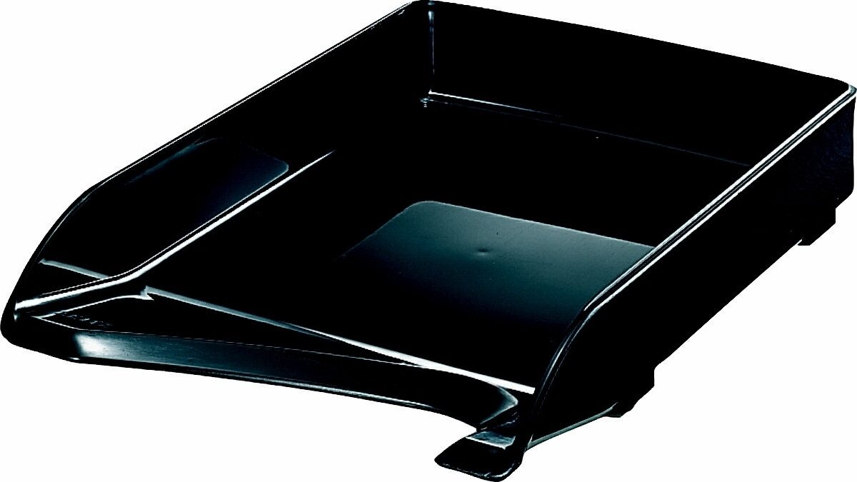 LEITZ Briefablage Briefablage Elegant A4 Kunststoff schwarz