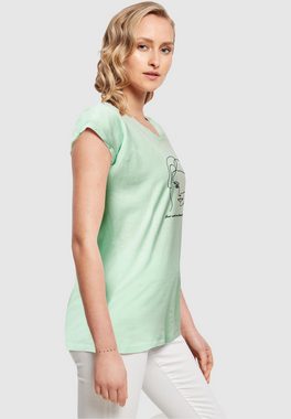 Merchcode T-Shirt Merchcode Damen Ladies WD - Woman Figure Extended Shoulder Tee (1-tlg)