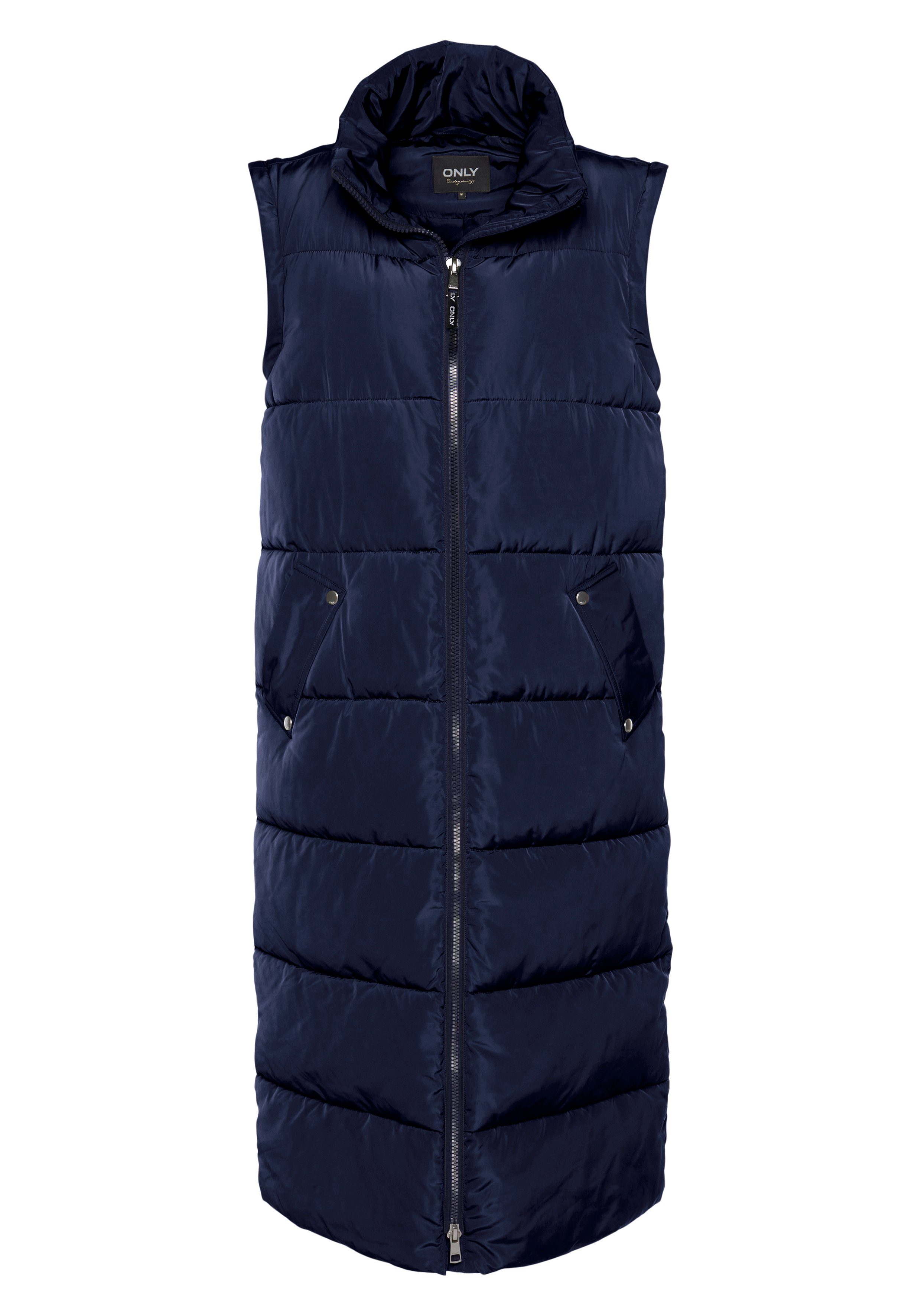ONLY Steppmantel ONLIRINA X-LONG 2IN1 PUFFER OTW auch als Weste tragbar