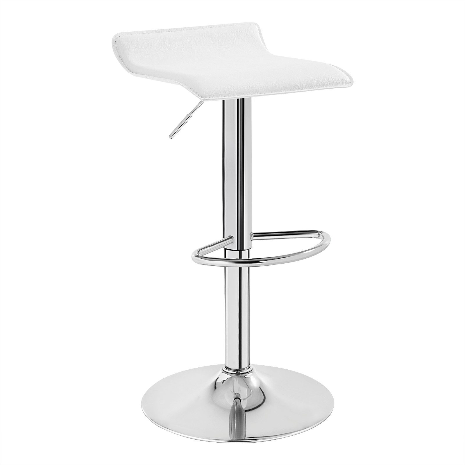 Woltu Barhocker (1 St), Design Hocker stufenlose Höhenverstellung Kunstleder