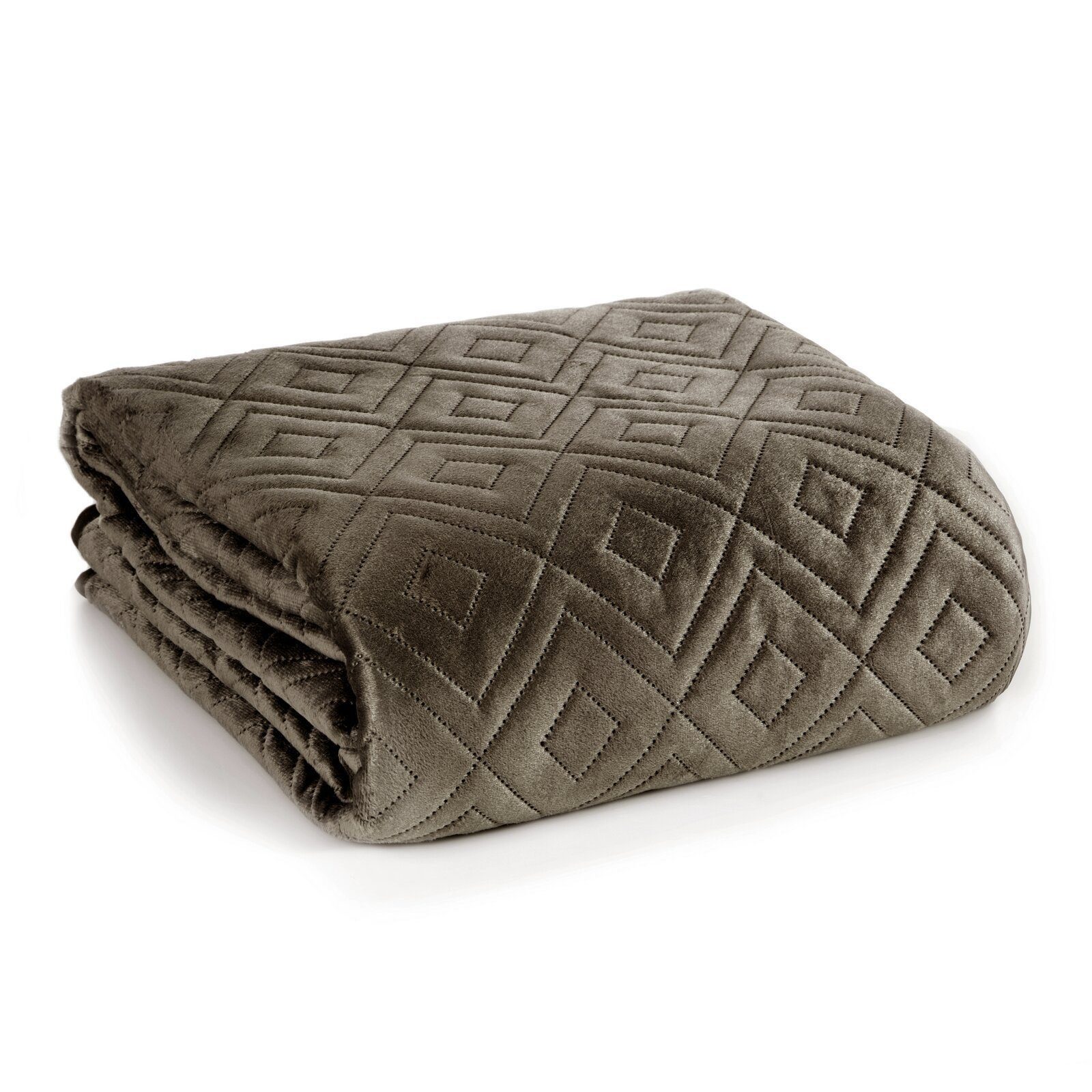 Eurofirany Bettüberwurf ARIEL, Velvet Decke Velours günstig online kaufen