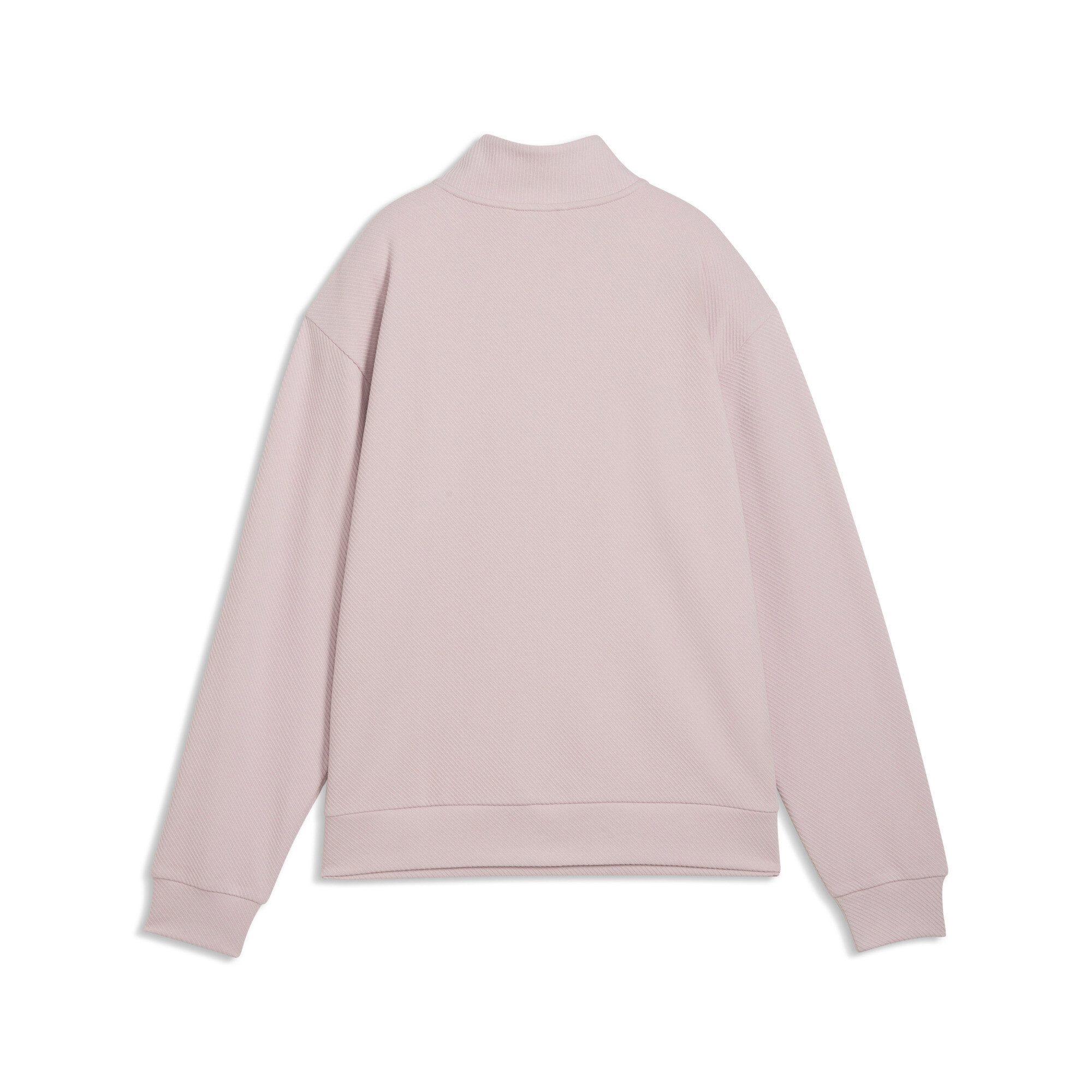 PUMA Langarmshirt ESS ELEVATED STANDARD HALF-ZIP mit sportlichem Stil, unifarbenes Design, ohne Kapuze, normale Länge