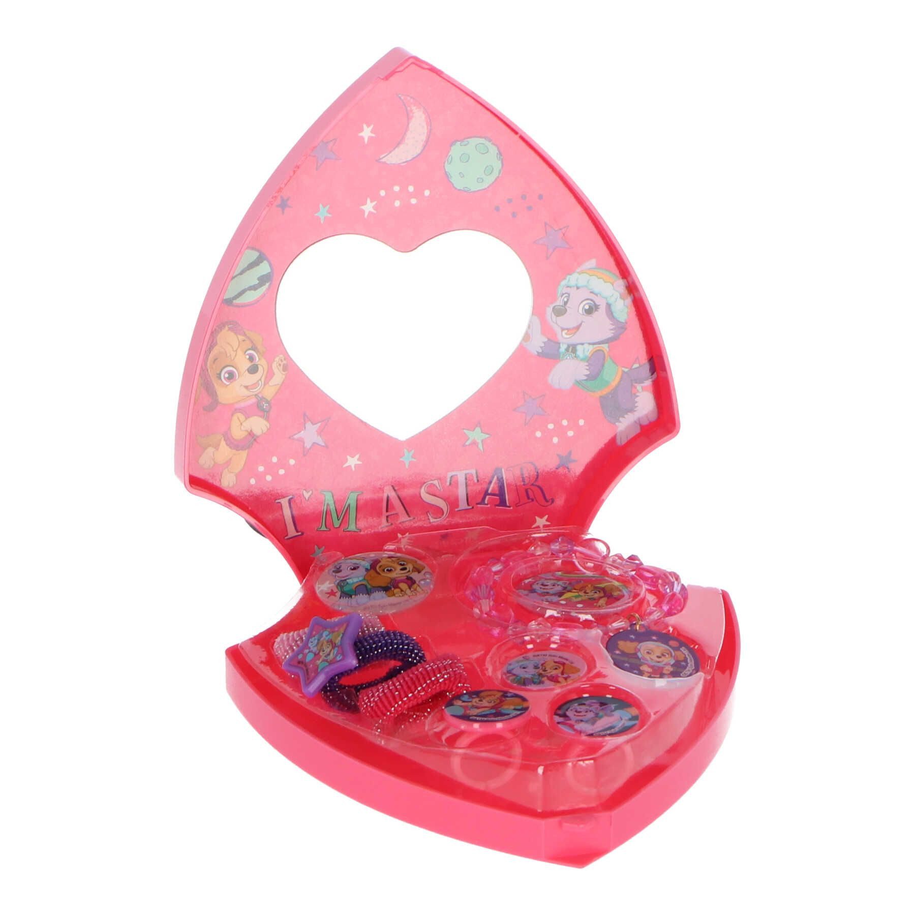 PAW PATROL Schmuckset Schmuckkästchen Praktische Schmuckaufbewahrung für kleine Fans