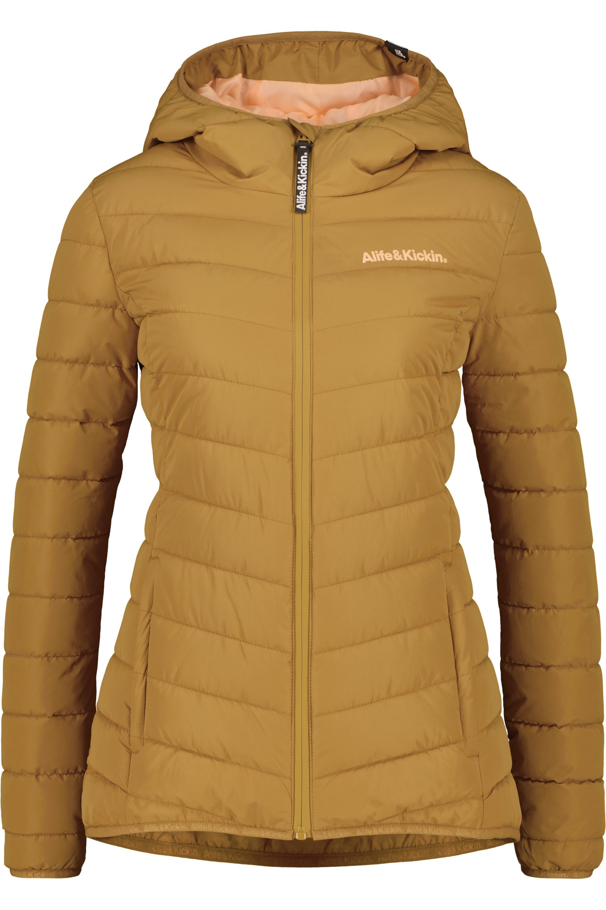 Alife & Kickin Winterjacke Damen RabeaAK A Moderne Steppjacke mit gefütterter Kapuze in schmaler Passform
